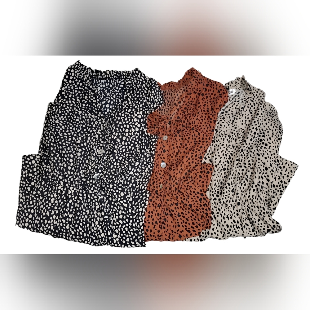 🐆 Bundle Listing – All 3 Dresses | Size M